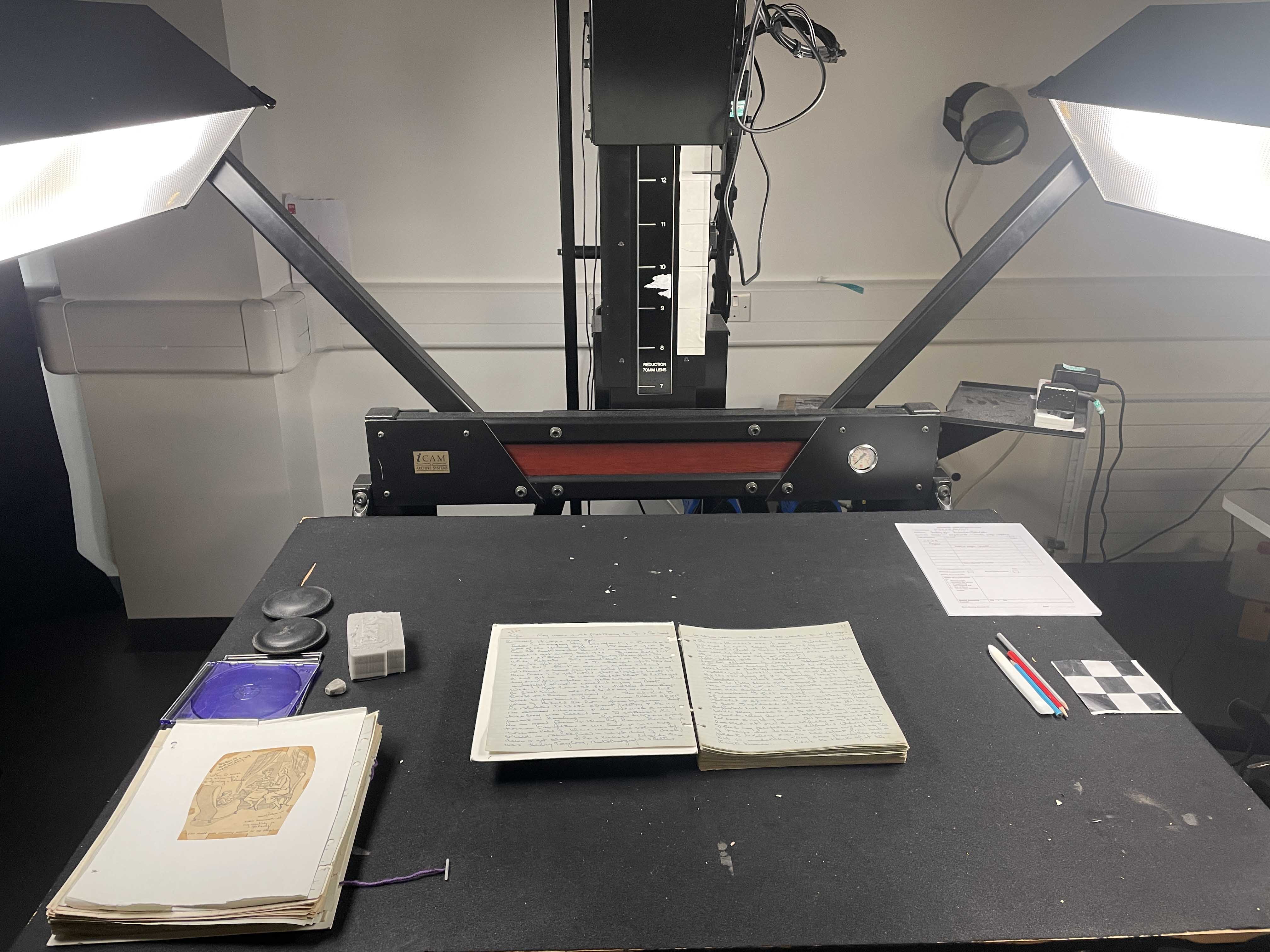 Roberta's diary is seen being scanned.